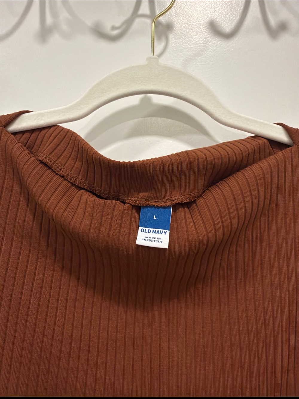 Old Navy Ribbed Tank Top - Rust - Picture 3 of 6